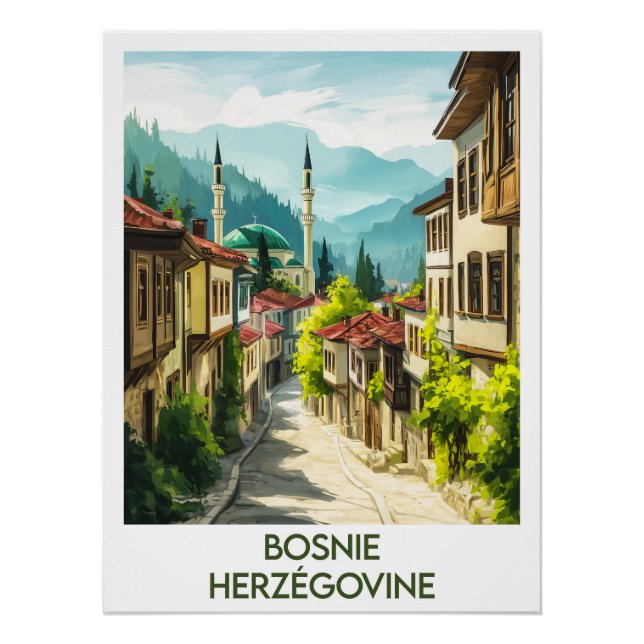 Póster Affiche Bosnie-Herzégovine (Frente)