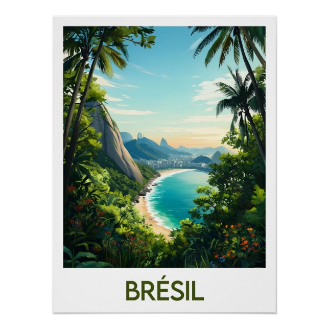 Póster Affiche Brésil (Frente)