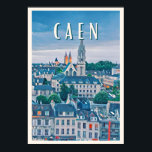 Poster Affiche Caen Photo Vintage<br><div class="desc">Caen est une commune française du Nord-Ouest de la France en Normandie Préfecture du département du Calvados, elle était just'au 1er janvier 2016 le chef-lieu de l'ancienne région Basse-Normandie. Depuis 2016, elle est le siège du conseil régional de Normandie et donc la capitale politique de la région tandis que Rouen...</div>