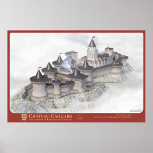 Poster Affiche CHÂTEAU-GAILLARD - No mar de mi de inverno