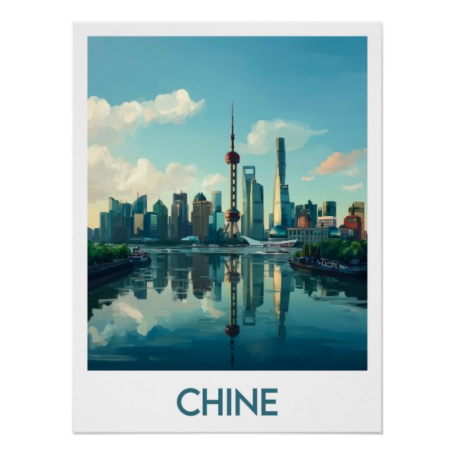 Póster Affiche Chine (Frente)