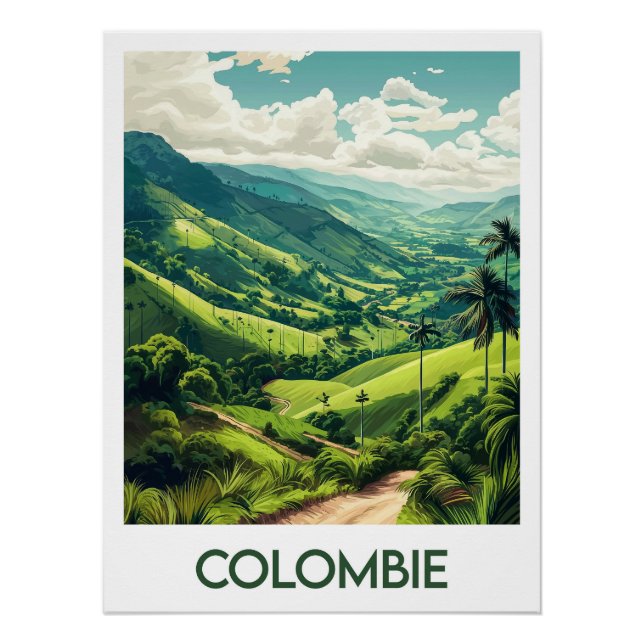 Póster Affiche Colombie (Frente)