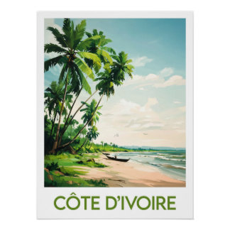 Póster Affiche Côte d’Ivoire