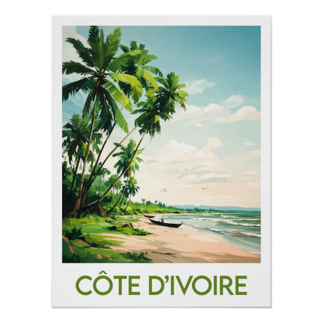 Póster Affiche Côte d’Ivoire (Frente)