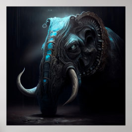 Poster Affiche Elephan