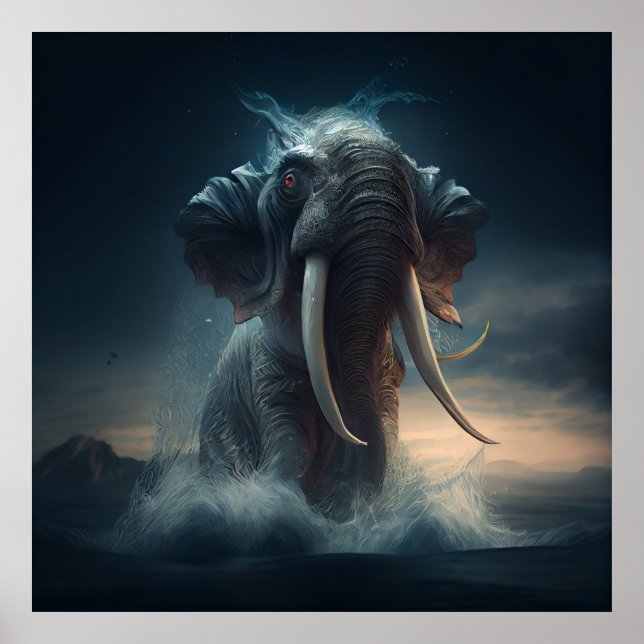 Poster Affiche Elephan (Frente)