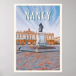 Poster Affiche Nancy Photo Vintage