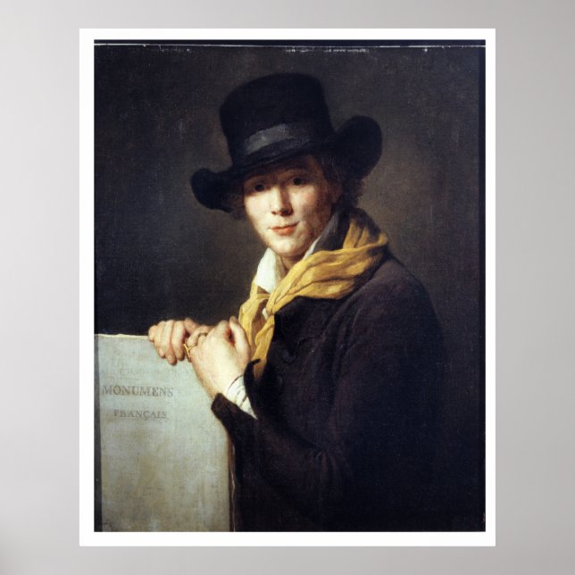 Poster Affiche Portrait d'Alexandre Lenoir (Frente)