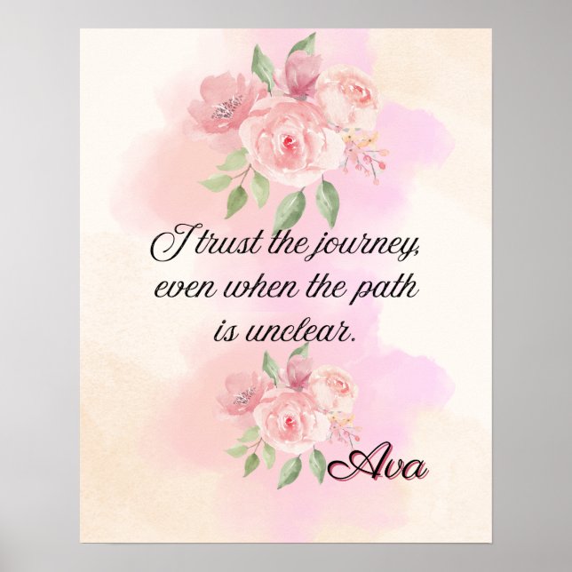 Poster Affirmation Faith: (Frente)