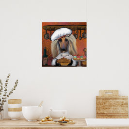 POSTER AFGHAN HOUND