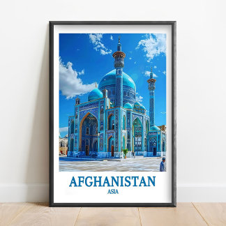 Poster Afghanistan Print - The Band-e Amir National Park