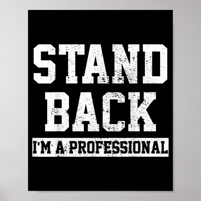 Poster Afiche-se Sou Um Profissional (Frente)