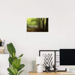 Poster Afirmação de Motivação "Eu permaneço calmo"