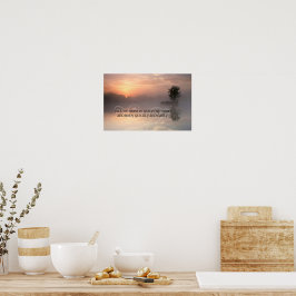 Poster Afirmação de Motivação "Permitir que a tensão saia