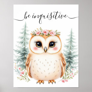 Poster Afirmação Por Aquarela Whimsical Afirmação De Bebê