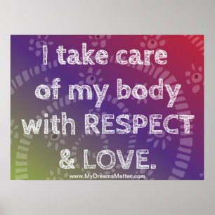 Poster Afirmação Positiva Estado de Funcionamento do Co