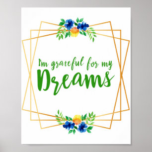 Poster afirmações motivacionais para a vida e o amor pr
