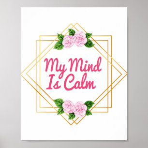 Poster afirmações positivas de inspiração