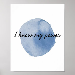 Poster afirmações positivas matinais para os trabalhado