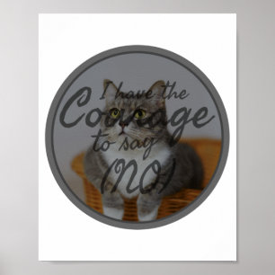 Poster afirmações positivas sobre autocuidados e amor