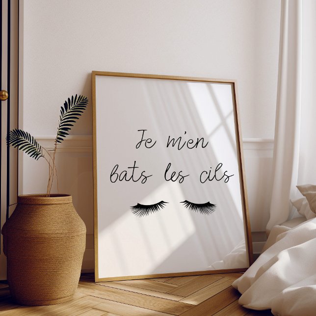 Poster Afixar bato-me as pestanas (Criador carregado)