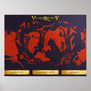 Póster Afixar Viagem to Fantasy - Shadow Teatro, Forest