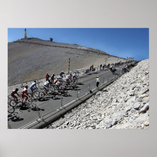 Póster Afixar volta da França cimeira Ventoux