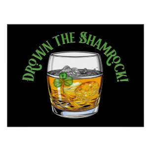 Póster Afogar o Dia de Sheelah do Shamrock