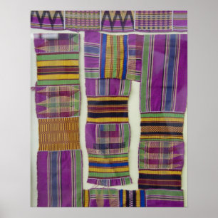 Póster África, Gana, Acra. Museu Nacional, considerado