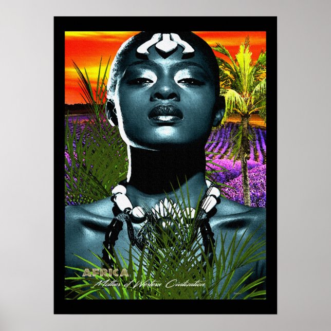Póster África Mãe da Civilização Ocidental (Frente)