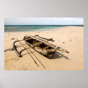 Póster Africa, Mozambique, Mogundula Island