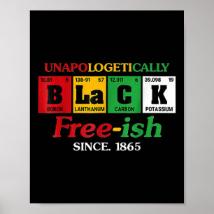 Poster África Negra Indesculpavelmente Livre Desde 1865