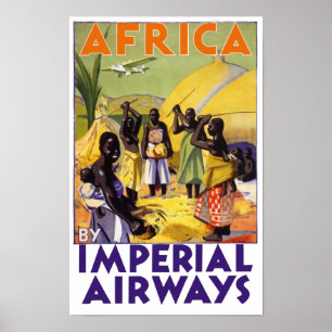Poster África por Imperial Airways
