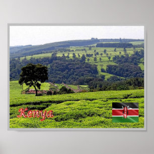 Poster África - Quénia - Panorama -