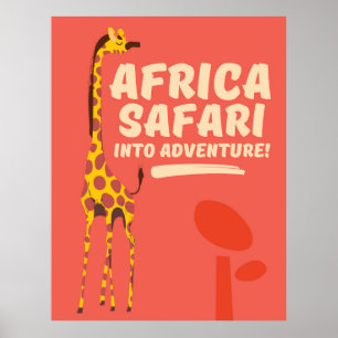 Poster África Safari Em Aventura!