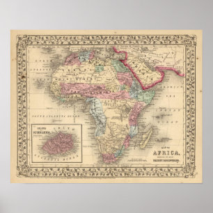 Póster África St Helena