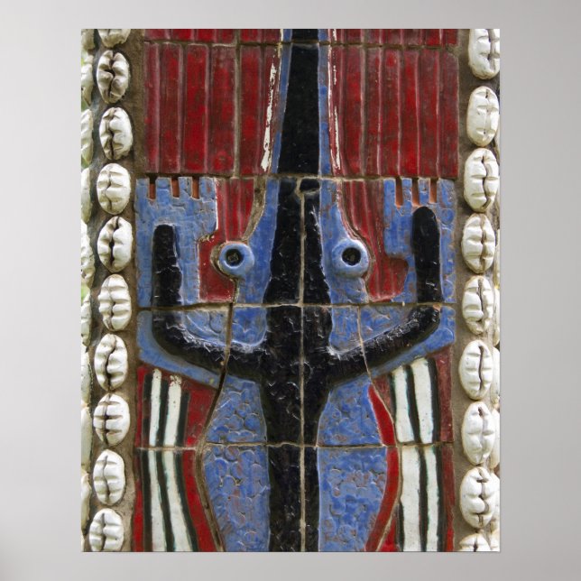 Poster África, Togo, Kpalime. Centro de artesanato Artisa (Frente)