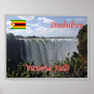 Poster África - Zimbábue - Cataratas Vitórias