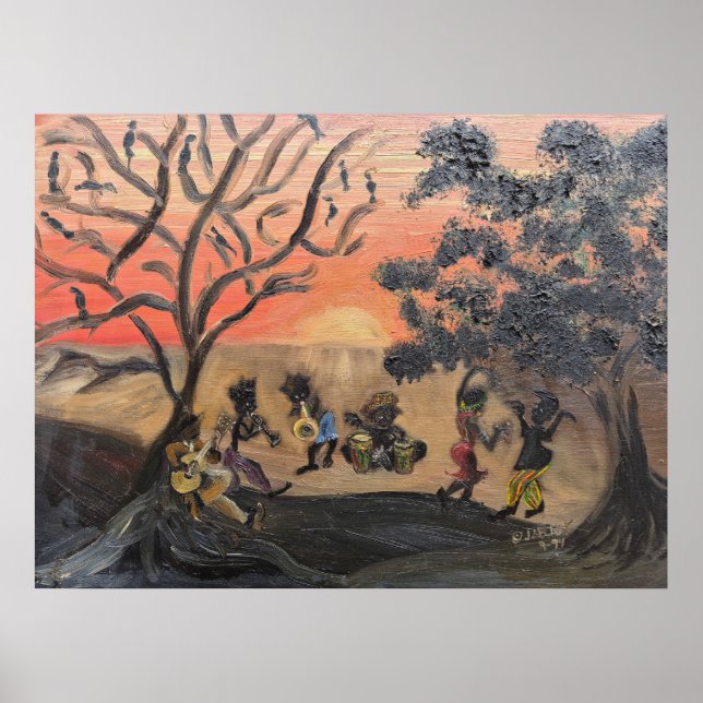 Poster African American Morning Jamboree Soulful (Frente)