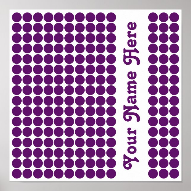 Poster African Violet Safari Dot com nome (Frente)