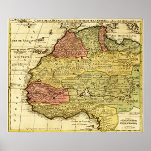 Póster AfricaPanoramic ocidental MapWestern África 2