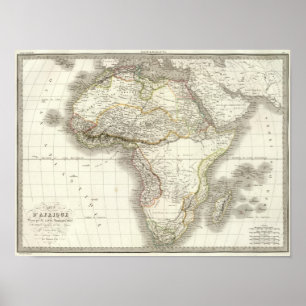 Poster Afrique - África