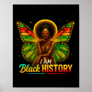 Poster Afro-Americana Garota Negra