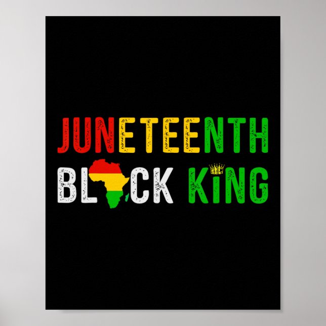 Poster Afro-Americano Liberdade História Negra Junho 19 4 (Frente)
