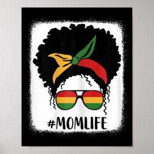 Poster Afro-Americano Mãe Vida Negra Mãe Mãe Mãe D