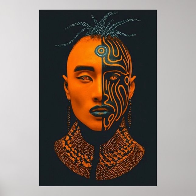 Poster Afro-futurista 2 (Frente)