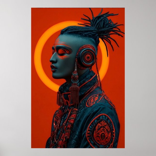 Poster Afro-futuro (Frente)