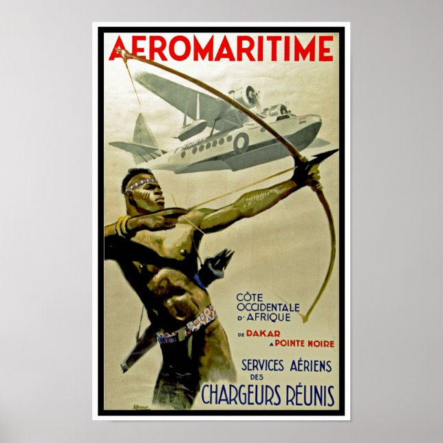Poster Afro-marítimo (Frente)