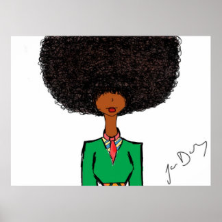 Póster Afro Pintinho