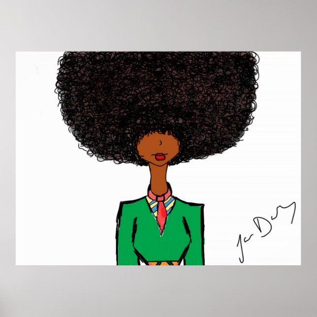 Póster Afro Pintinho (Frente)